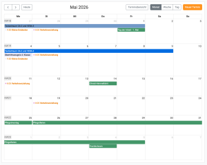 Der Kalender in edoop.de