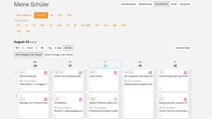 Klassenbuch in edoop